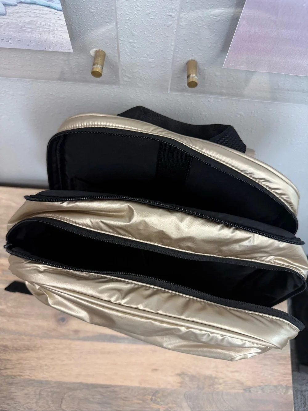 Calpak Luka 15 inch Laptop Gold Backpack